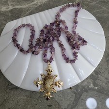 Lunga Collana Pietre Ametista