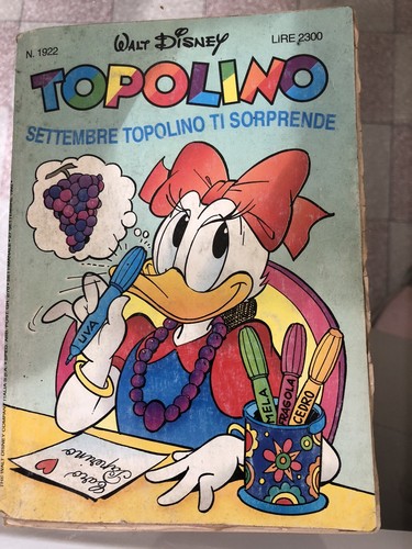 Topolino originale 1922 del - originale, n.