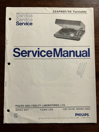 Philips 22af685 giradischi - 22af685/44,