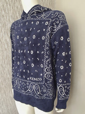 KENZO Blu Navy Bandana Stampa