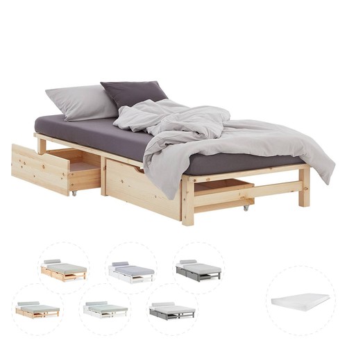 Letto 100 140x200 legno - 90,