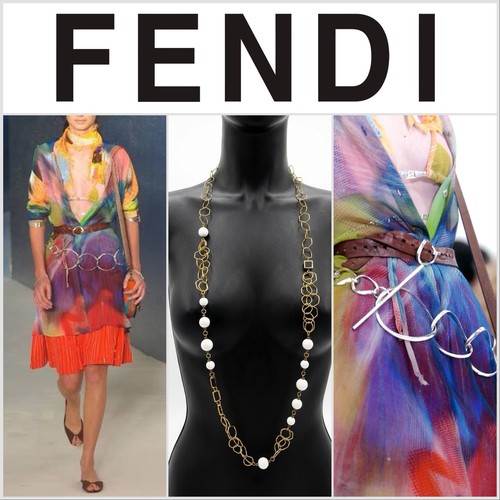 Collana lunga fendi karl - by,