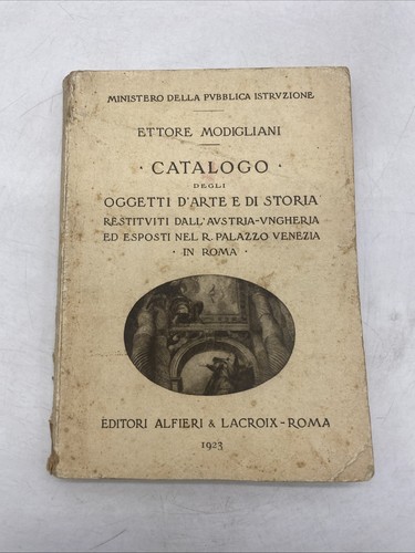 Ettore modigliani catalogo - ettore,