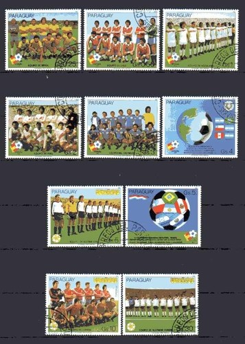 Calcio paraguay 1982 - paraguay, (53)