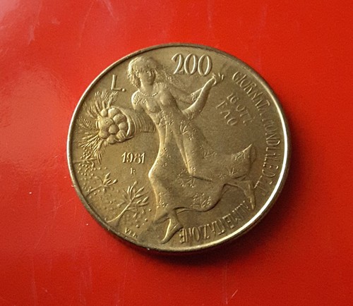 200 lire 1981 villa lubin - lire,