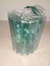 Grande candela verde vintage