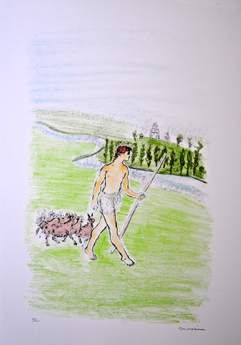 Francesco messina litografia - francesco,