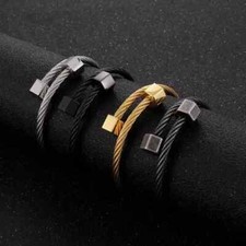 Bracciale Uomo Pelle Sintetica