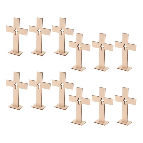 Croce legno battesimo - legno,