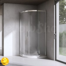 BOX CABINA DOCCIA CURVO SEMICIRCOLARE CM 80X80 90X90 ANGOLARE CRISTALLO 6 MM 
