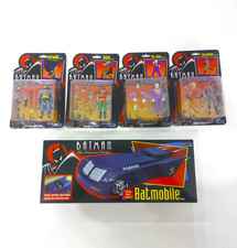 Batman The Animated Series 5 Points Action Figure Set Mezco BTAS Batmobile Wave