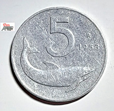 Moneta  da Lire 5  del 1953 -