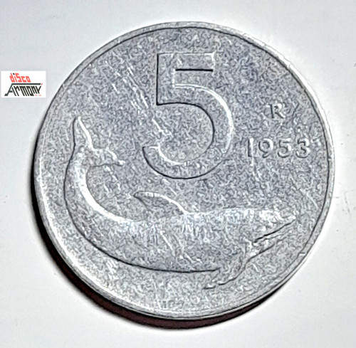 Moneta lire del 1953 - lire,