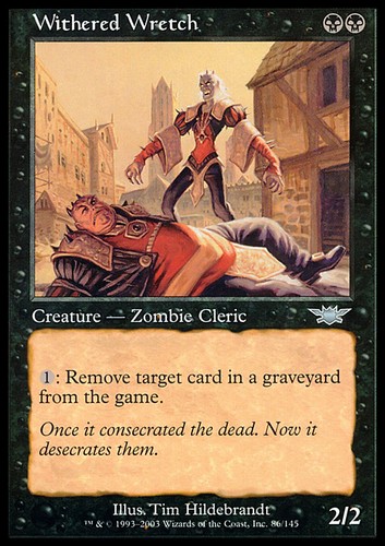 Mtg withered wretch exc - mtg,
