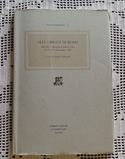 ALLE ORIGINI DI ROMA Enrico Campanile Giardini Editore 1988