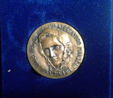 MEDAGLIA BICENTENARIO ALESSANDRO MANZONI 1985 CENTRO STUDI MILANO