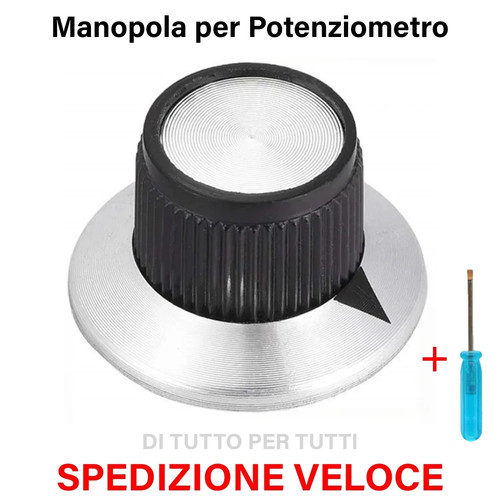 Manopola per potenziometro - manopola,