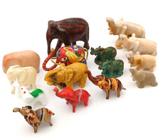 ELEFANTI DA COLLEZIONE - LOTTO 15 PEZZI - MATERIALI MISTI