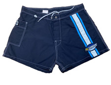 Raro costume da bagno corto da bagno Sundek 33 Beach 1995 nero taglia 33 S