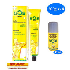 10x Namman Muay Crema Sollievo dal Dolore - Massaggio Muscolare Originale Thai Prima dell'esercizio