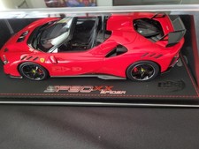FERRARI SF90 XX STRADALE SPIDER 1/18 Rosso Corsa 322 BBR MODELS P18238B no MR