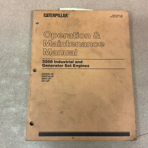 Cat caterpillar 3208 manuale - cat,