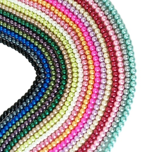100 pezzi perle vetro - 100, di