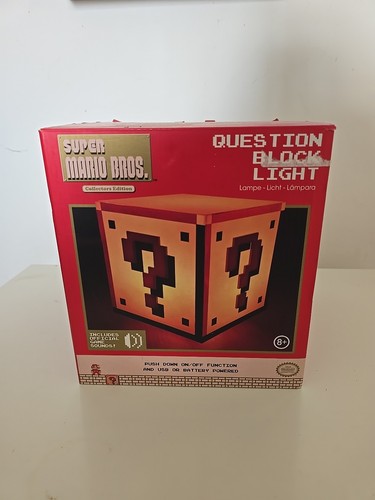 Lampada super mario bros - mario,