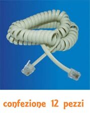 x Set 12 Pezzi Cavo Telefonico