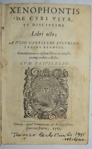 Vita ciro ediz 1569 - vita, di