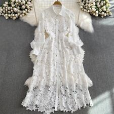 Abito Midi Elegante In Pizzo