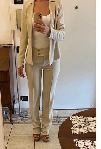 Tailleur donna elegante - donna, cipria