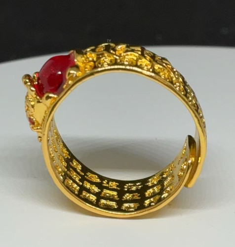 Anello portafortuna pixiu feng - anello,