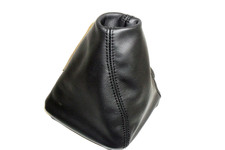 cuffia leva cambio manuale adatta a Mercedes classe A W169 in vera pelle nera