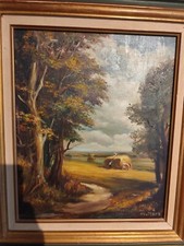 Magnifique Huile Sur Toile De