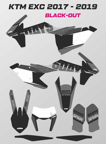 Adesivi ktm enduro exc - adesivi, grafica