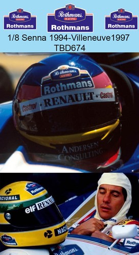 Decals per helmet senna - decals,