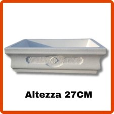 Lavandino lavello lavabo pilozzo da esterno giardino in pietra marmo incasso H27