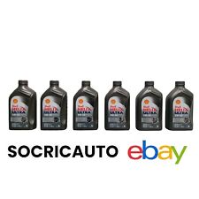 6 Litri Olio Motore Shell Helix Ultra 5W30 ECT C3 Bmw LL04 Pure Plus Technologi