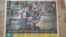 Poster triplete inter - inter, gazzetta