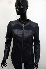 GAS Giubbotto Donna Taglia 42 Giubbino Giacca Leggera Jacket Blu Logo