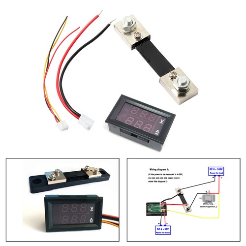 100v 100a digitale led dual - dc,