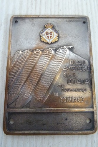 Placca raci automobile club - automobile,