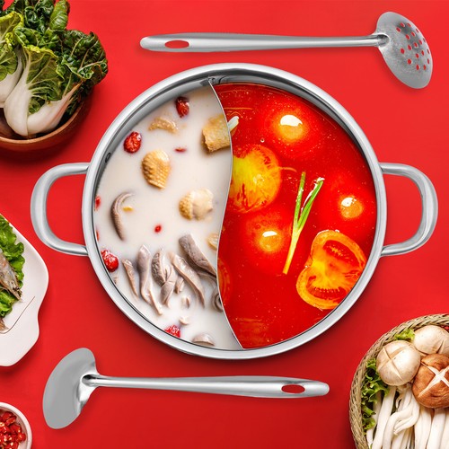 Hot pot 304 acciaio - 32, cm