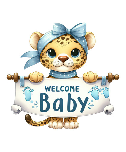 Adesivi auto welcome baby - auto,