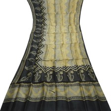 Sari Vintage Beige 100% Sete