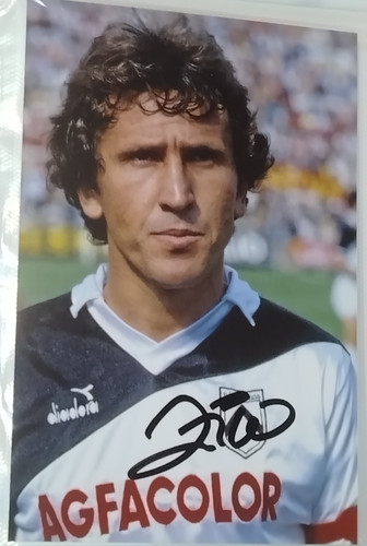 Autografo zico arthur - autografo, de