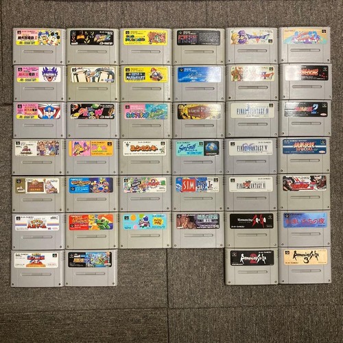 Lotto cartuccie snes jap - snes,
