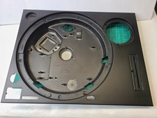 RICAMBI Technics SL-1200 MK2 nero piatto verniciato a polvere - custodia superiore guscio zoccolo 