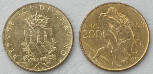 San marino 200 lire - san,